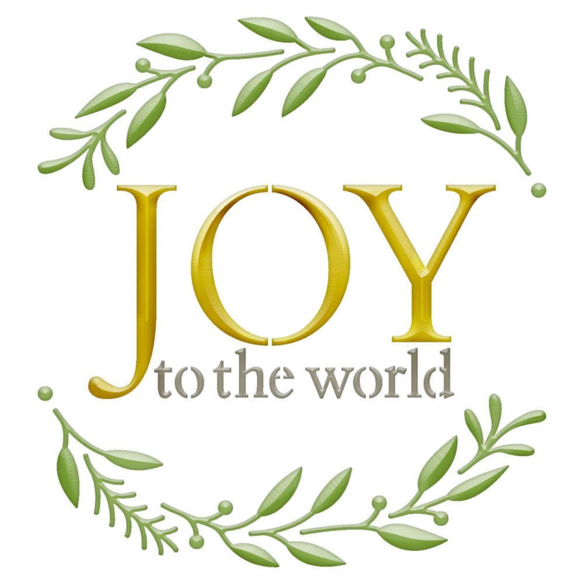 Stencil Litoarte 14x14 STAN-021 Natal Boho Joy To The World - Palácio da Arte