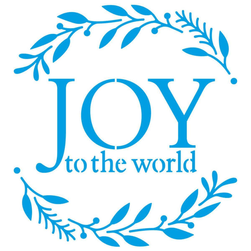 Stencil Litoarte 14x14 STAN-021 Natal Boho Joy To The World - Palácio da Arte