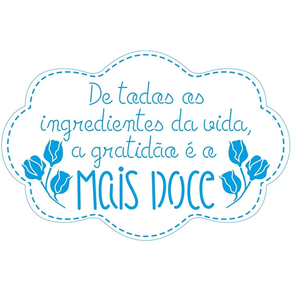 Stencil Litoarte 16x21 STA2-045 De Todos Os Ingrediente Da Vida - Palácio da Arte