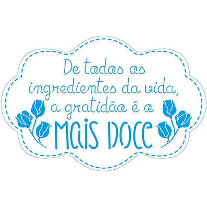 Stencil Litoarte 16x21 STA2-045 De Todos Os Ingrediente Da Vida - Palácio da Arte