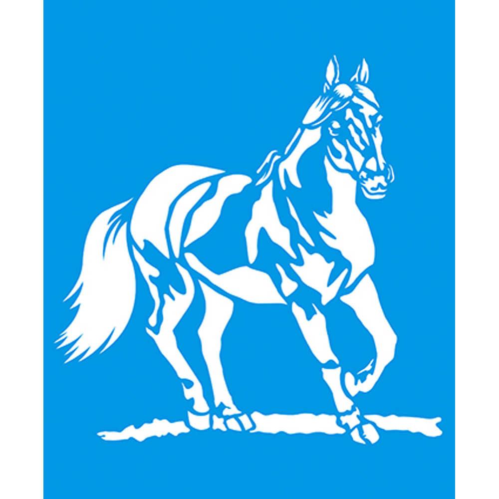 Stencil Litoarte 17x21 STM-175 Cavalo - Palácio da Arte