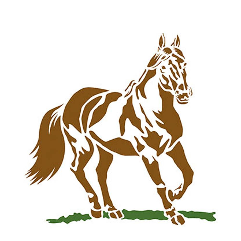 Stencil Litoarte 17x21 STM-175 Cavalo - Palácio da Arte