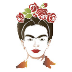 Stencil Litoarte 17x21 STM-572 Frida - Palácio da Arte