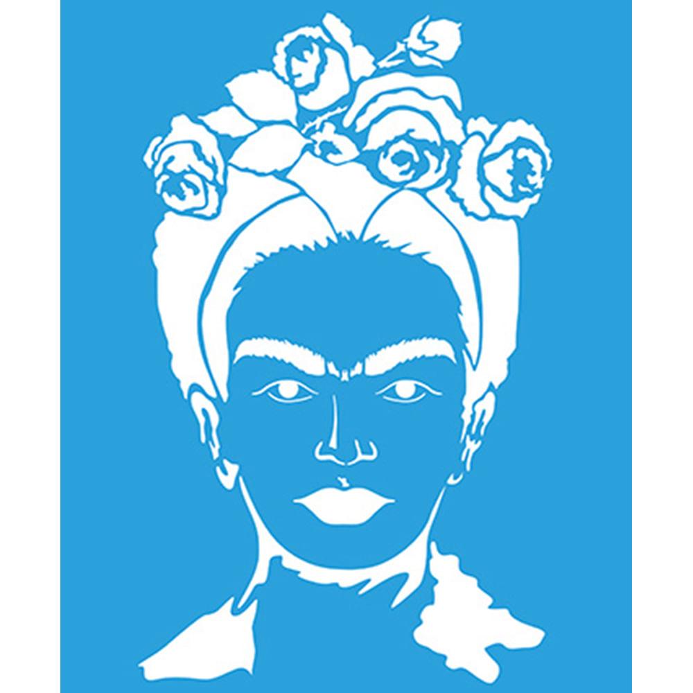 Stencil Litoarte 17x21 STM-572 Frida - Palácio da Arte