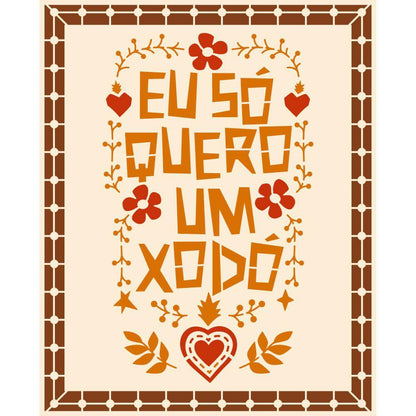 Stencil Litoarte 17x21 STM-735 Nordeste Eu Só Quero um Xodó - Palácio da Arte
