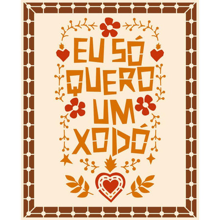 Stencil Litoarte 17x21 STM-735 Nordeste Eu Só Quero um Xodó - Palácio da Arte