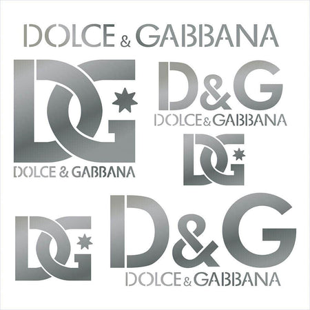 Stencil Litoarte 20x20 STXX-173 Marcas Grifes Dolce & Gabbana - Palácio da Arte