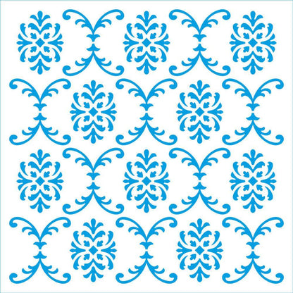 Stencil Litoarte 20x20 STXX-252 Textura Arabescada - Palácio da Arte