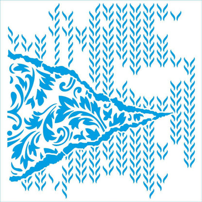 Stencil Litoarte 20x20 STXX-256 Arabesco e Texturas - Palácio da Arte