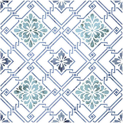 Stencil Litoarte 20x20 STXX1-001 Flores Guipir Lili Negrão - Palácio da Arte