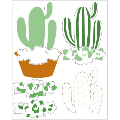 Stencil Litoarte 20x25 STR-200 Cacto - Palácio da Arte