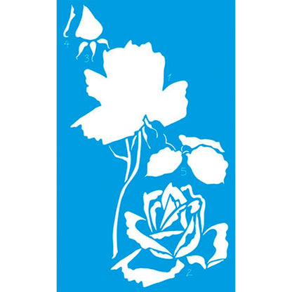 Stencil Litoarte 21x34 ST-237 Rosa - Palácio da Arte