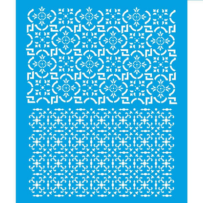 Stencil Litoarte 25x20 STR-163 Azulejo Retangular - Palácio da Arte