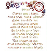 Stencil Litoarte 25x20 STR-228 Frase Motivacional - Palácio da Arte