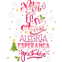 Stencil Litoarte 25x20 STRN-028 Boho Natal é Fé, Amor e Alegria - Palácio da Arte