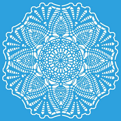 Stencil Litoarte 25x25 STXXV-006 Renda - Palácio da Arte