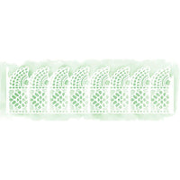 Stencil Litoarte 28x8 STAB2-017 Barrado de Renda - Palácio da Arte