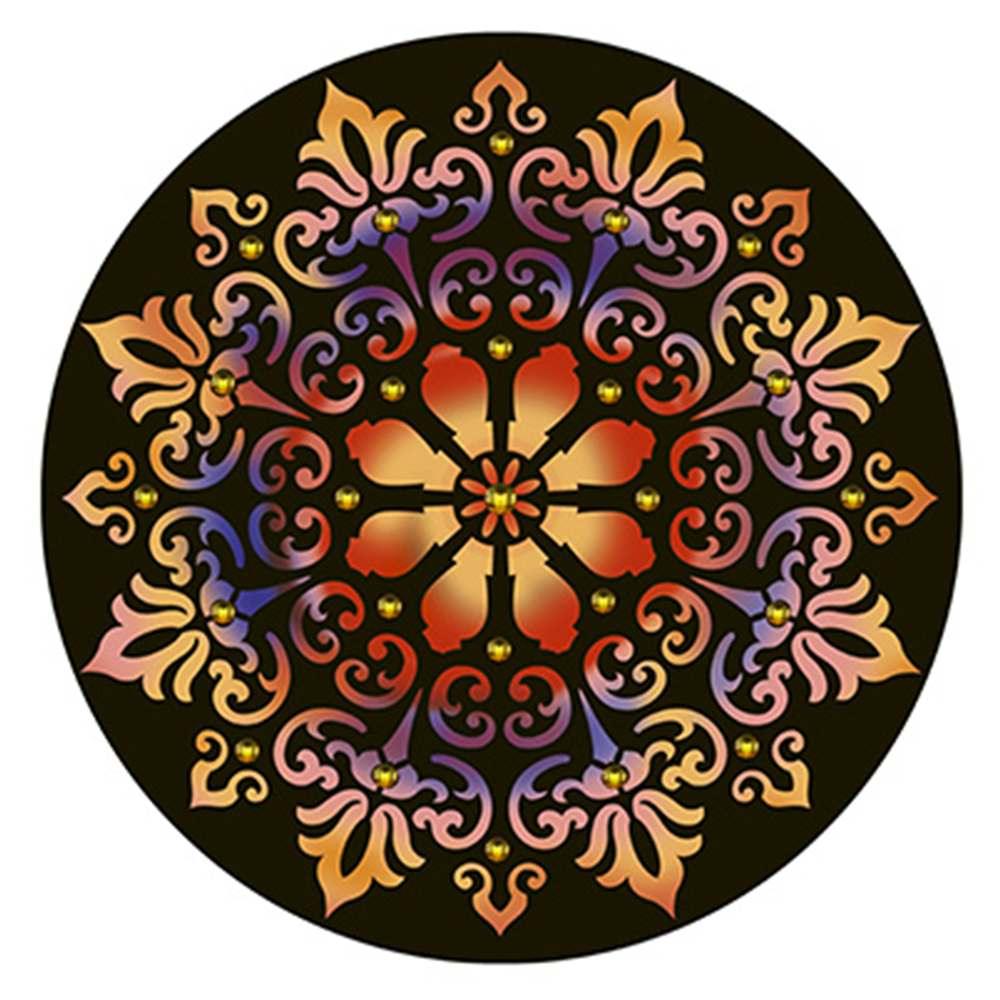 Stencil Litoarte 30x30 STQG-006 Mandala - Palácio da Arte