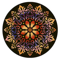 Stencil Litoarte 30x30 STQG-006 Mandala - Palácio da Arte