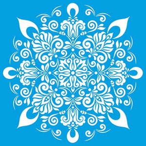 Stencil Litoarte 30x30 STQG-009 Mandala - Palácio da Arte