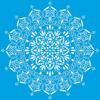 Stencil Litoarte 30x30 STQG-026 Mandala - Palácio da Arte