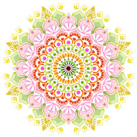 Stencil Litoarte 30x30 STQG-029 Mandala - Palácio da Arte