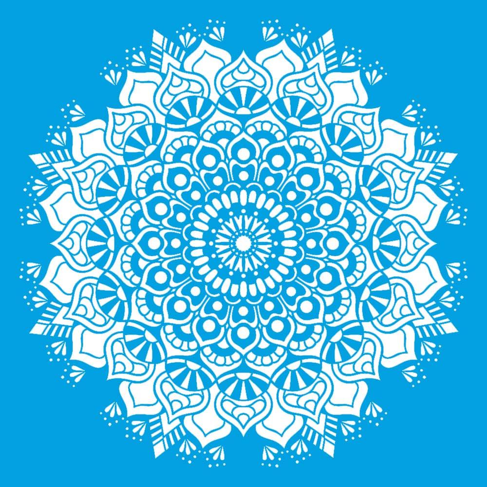 Stencil Litoarte 30x30 STQG-029 Mandala - Palácio da Arte