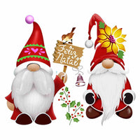 Stencil Litoarte 34x21 STNGG-055 Natal Gnomos - Palácio da Arte