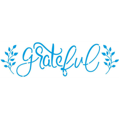 Stencil Litoarte 8x28 STE-397 Grateful - Palácio da Arte