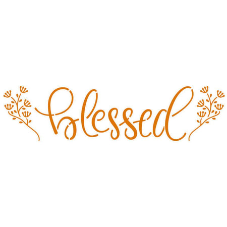 Stencil Litoarte 8x28 STE-398 Blessed - Palácio da Arte