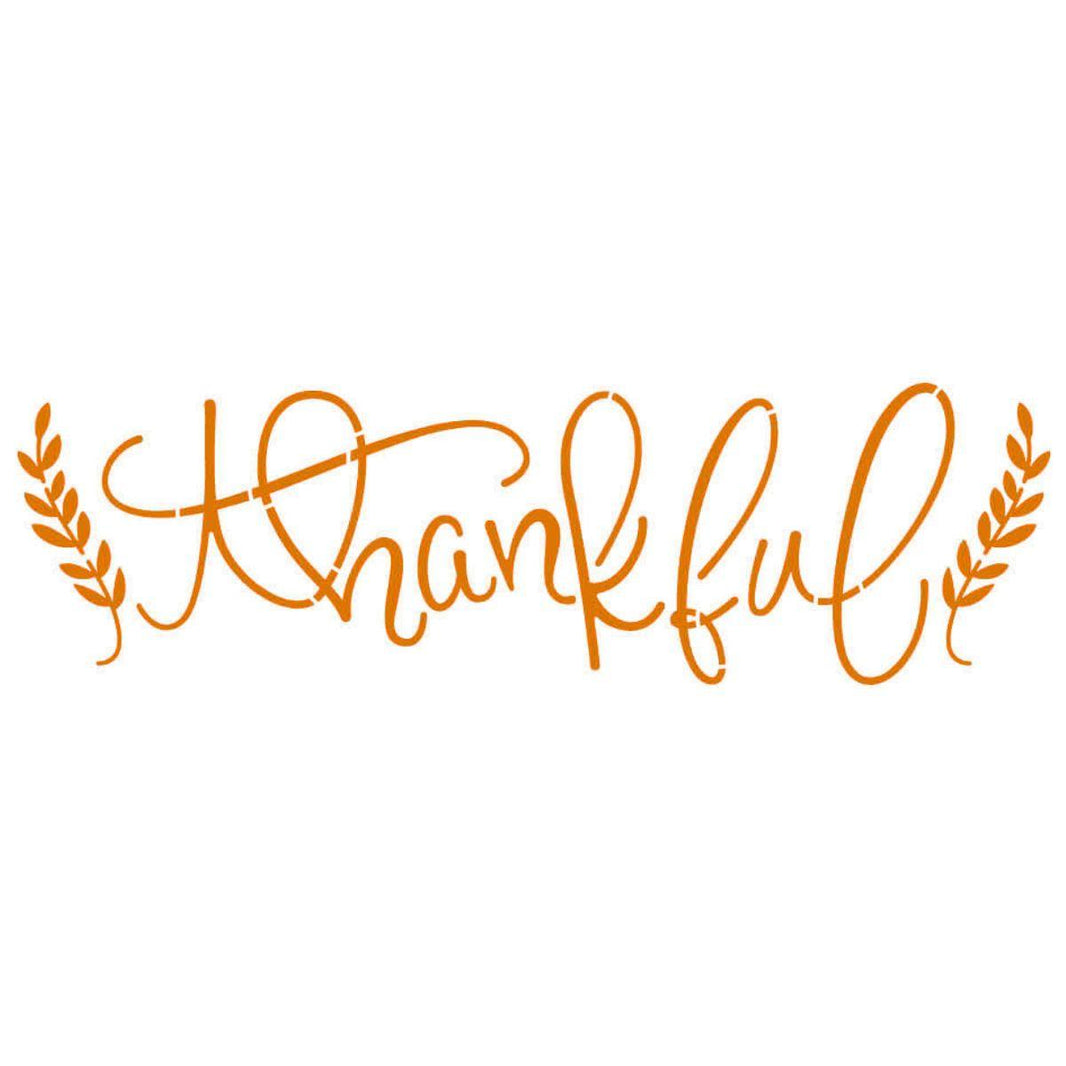 Stencil Litoarte 8x28 STE-399 Thankful - Palácio da Arte