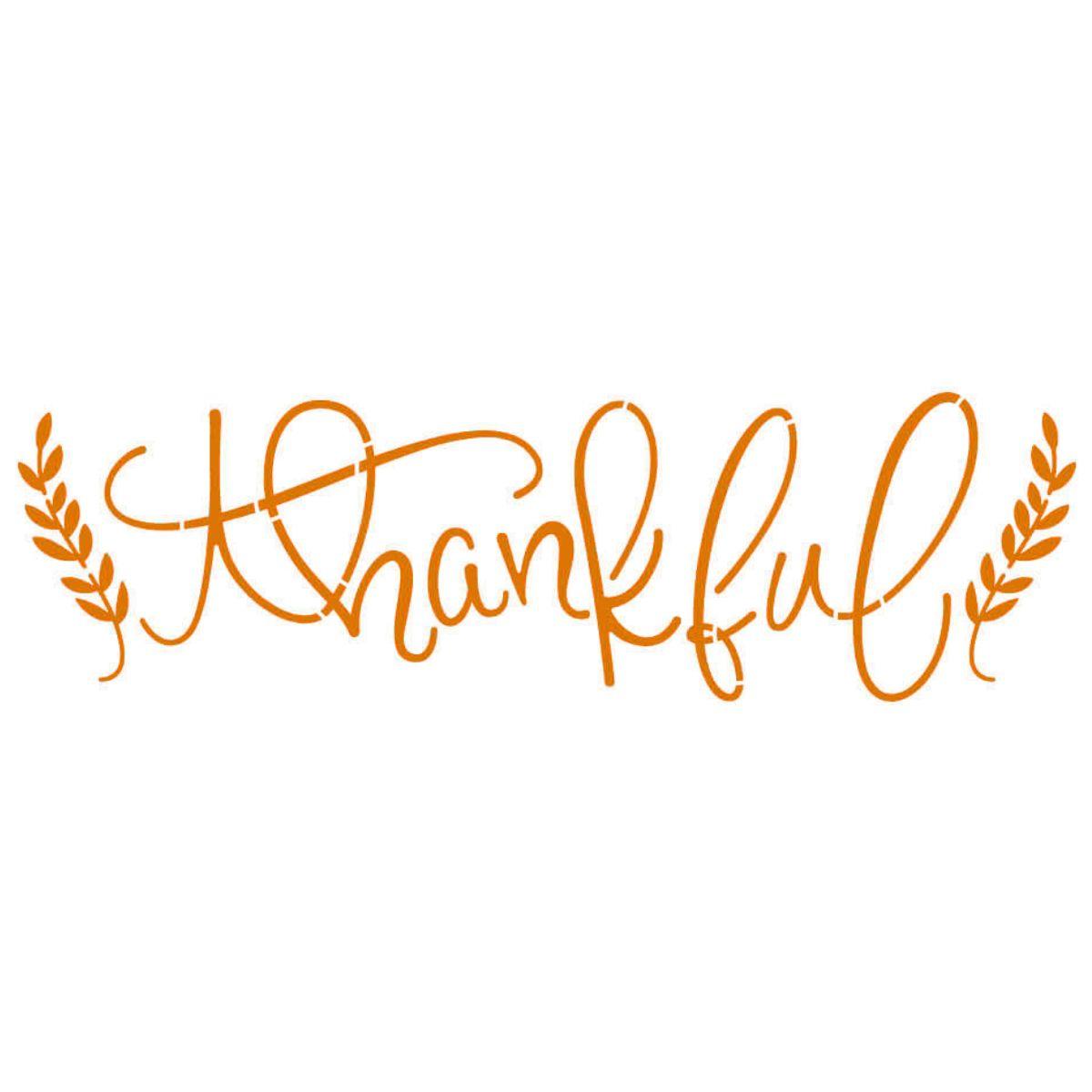 Stencil Litoarte 8x28 STE-399 Thankful - Palácio da Arte