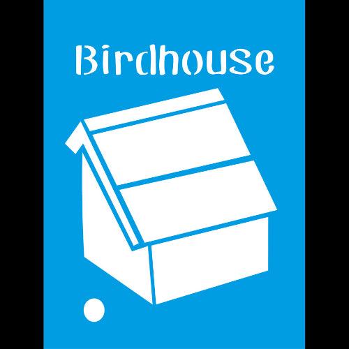 Stencil Litocart 20x15 LSM-060 Bird House - Palácio da Arte