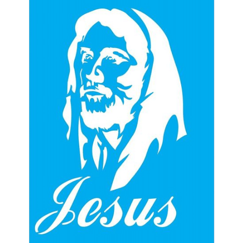 Stencil Litocart 20x15 LSM-083 Jesus - Palácio da Arte
