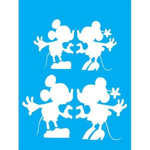 Stencil Litocart 20x15 LSM-267 Mickey e Minnie - Palácio da Arte