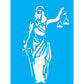 Stencil Litocart 20x15 LSM-364 Anjo da Justiça - Palácio da Arte