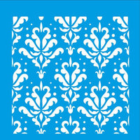 Stencil Litocart 20x20 LSQ-047 Arabesco Flor - Palácio da Arte