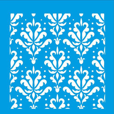 Stencil Litocart 20x20 LSQ-047 Arabesco Flor - Palácio da Arte