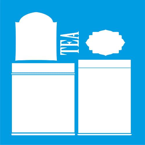 Stencil Litocart 20x20 LSQ-101 Porta Chá - Palácio da Arte