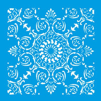Stencil Litocart 20x20 LSQ-258 Azulejo Português - Palácio da Arte