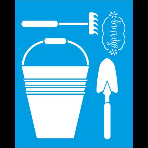 Stencil Litocart 25x20 LSG-027 Kit Jardinagem - Palácio da Arte