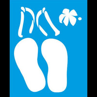 Stencil Litocart 25x20 LSG-064 Chinelo - Palácio da Arte
