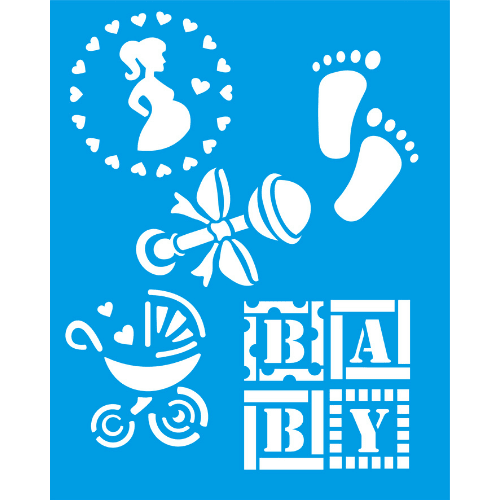 Stencil Litocart 25x20 LSG-113 Baby - Palácio da Arte