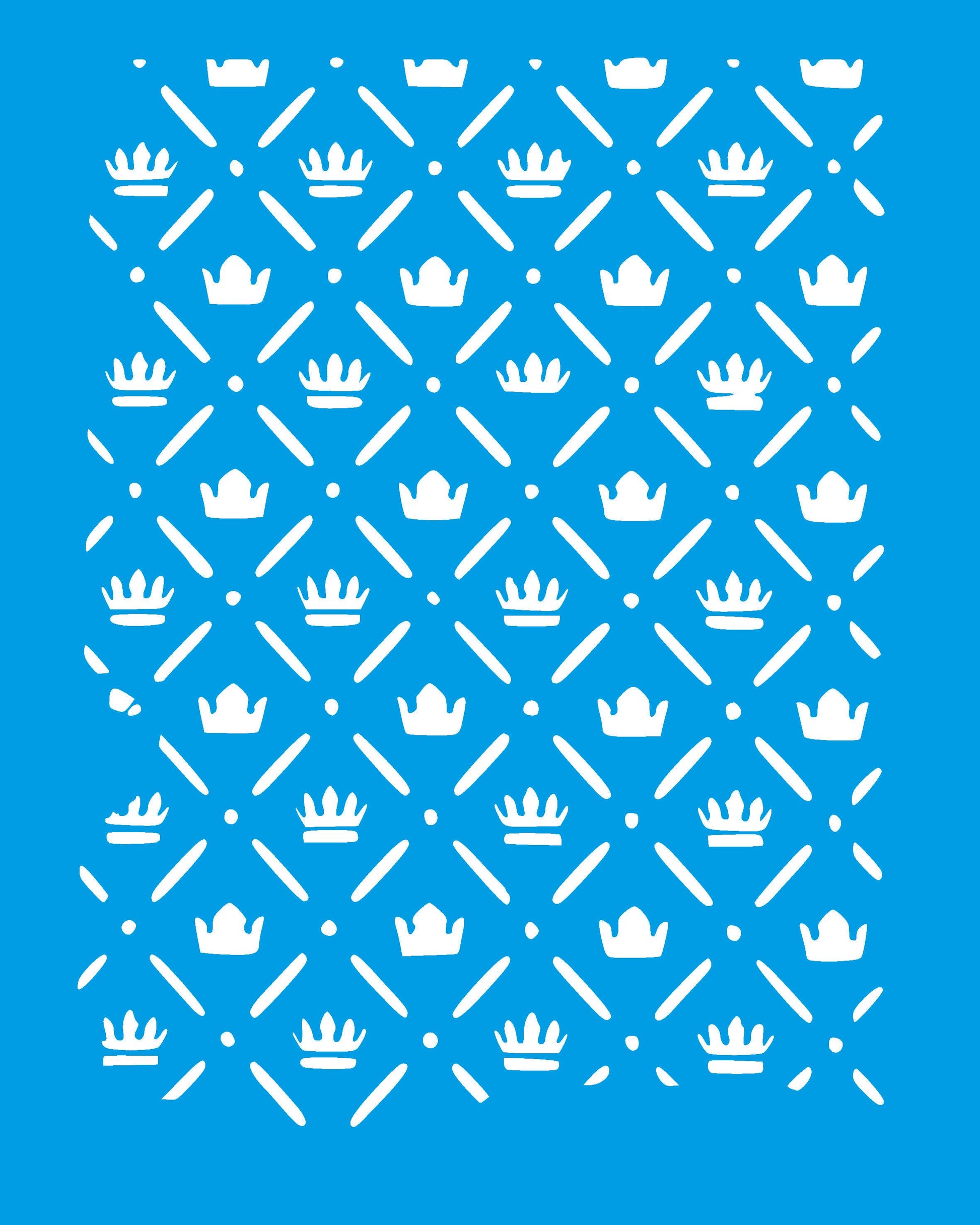 Stencil Litocart 25x20 LSG-225 Coroas de Princesas - Palácio da Arte