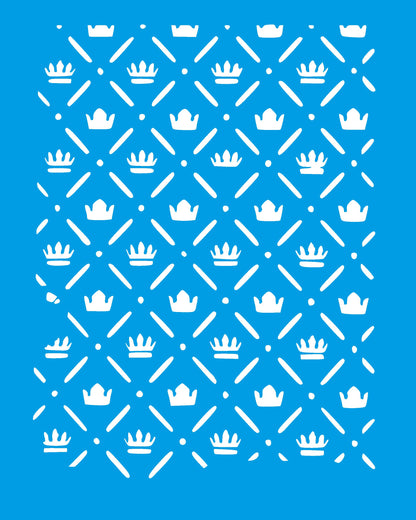 Stencil Litocart 25x20 LSG-225 Coroas de Princesas - Palácio da Arte