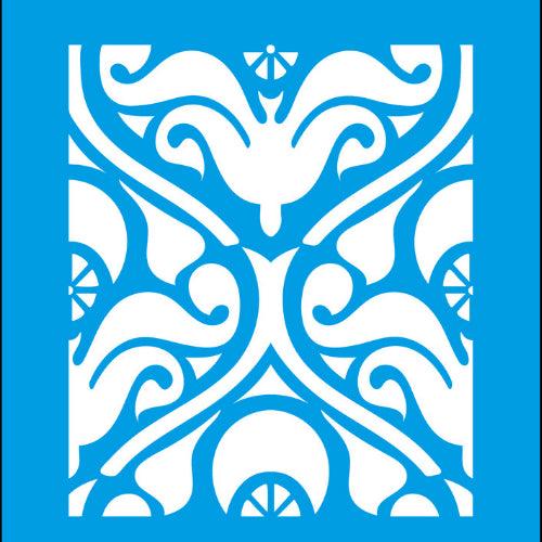 Stencil Litocart 30x30 LSPG-005 Abstrato - Palácio da Arte