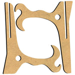 Suporte para Quadro ou Prato 8cm em MDF - Palácio da Arte