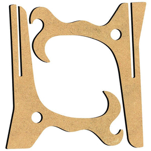 Suporte para Quadro ou Prato 8cm em MDF - Palácio da Arte