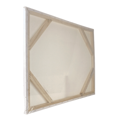 Tela para Pintura 60x80x2cm Chassi Simples Virada - Palácio da Arte