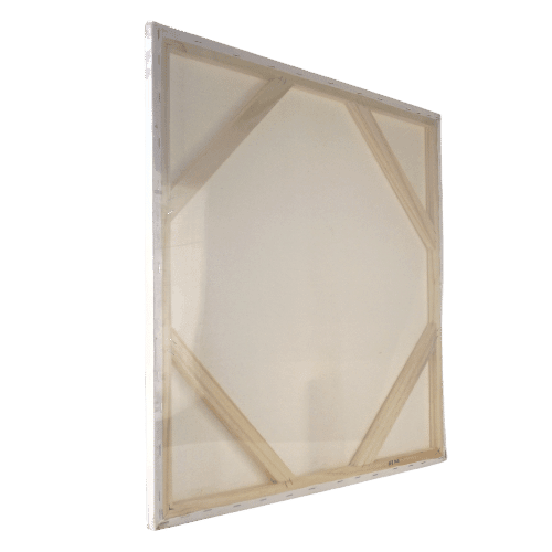 Tela para Pintura 80x80x2cm Chassi Simples Virada - Palácio da Arte